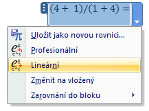 43. Rovnice a Symboly - priorita matematických operací a vkládání speciálních znaků Na pravém konci karty Vložení najdeme skupinu příkazů Symboly.