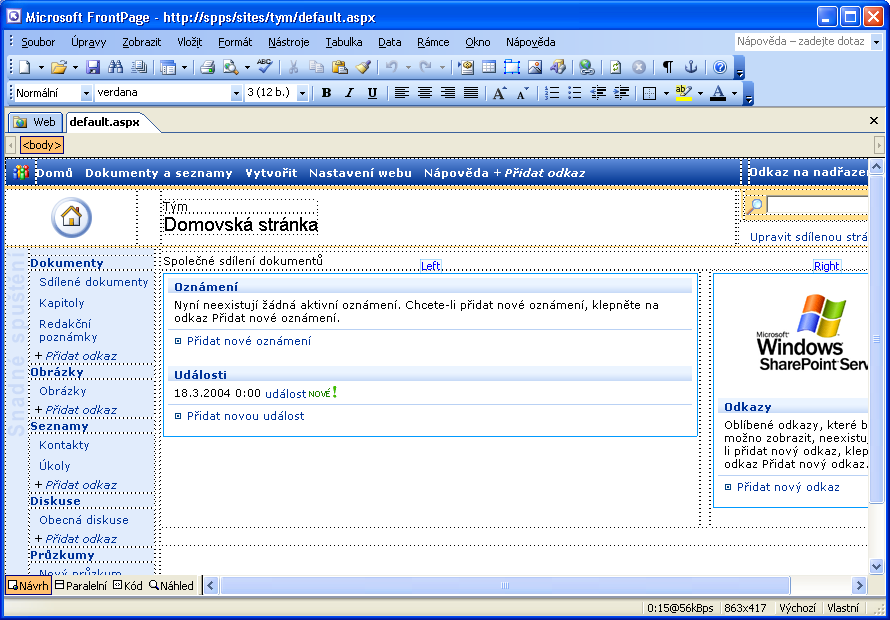 Kapitola 1 Přehled Microsoft Office 2003 7 Přehled Microsoft Office 2003 1 Obrázek 1-5: Nový typ Rozložení pro čtení ve Wordu je optimalizován pro čtení dokumentů