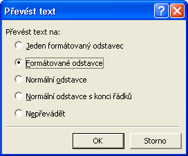 Kapitola 6 Výměna dat v Office 2003 87 POZNÁMKA Metody propojování a vkládání dat, které v této kapitole rozebíráme, používáme sice většinou pro výměnu dat mezi různými aplikacemi, někdy je ale