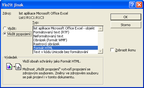 92 Úvod do Microsoft Office 2003 Propojování dat Mezi aplikacemi sady Office můžeme přenášet a propojovat nejrůznější typy dat; příkladem může být vložení a propojení snímku PowerPoint, dokumentu