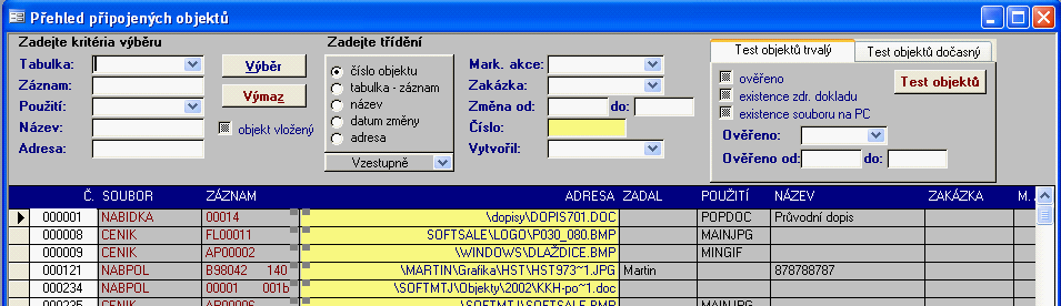 I. den školení PODZIM 2010 15 souboru dle nastavené konfigurace. Konfiguraci je možné ještě zkontrolovat nebo upravit přes tlačítko Nastavení.