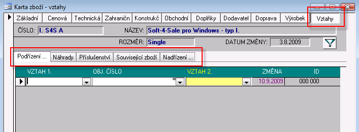 II. den školení PODZIM 2010 33 Vztahy mezi zbožím - rozšířené řešení (nové přehledy, průhledy na podřízené i nadřízené) Na kartě vztahy dostupný pohled na všechny vztahy k nadřízeným