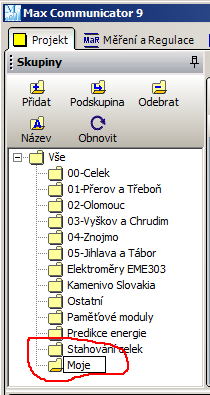 Stavy projektů V určitých stavech je projekt navíc tzv. uzamčen nelze provádět změny nebo jej aktivovat (připojit)! Pokud je např.