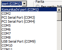 RS232/RS485, lze port identifikovat zkusmo: převodník má indikační LEDky, které při připojování projektu krátce probliknou Zatím nebylo zmíněno, jak zjistit, jaké sériové porty počítač vlastně má?