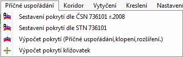 ROADPAC 14 Výběr pomocí tlačítek je o jedno kliknutí rychlejší než výběr z menu. Změna výběru funkce/programu je možná provést kdykoliv, dokud není spuštěn dialog příslušného programu. 2.6.