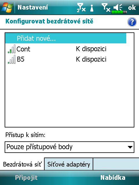 4. Jak je ukázáno na obrázku vlevo, ověřte si, že je vybráno Moje pracovní síť pro obě položky a zvolte pro uložení a uzavření okna. Moje pracovní je způsob připojení WLAN.