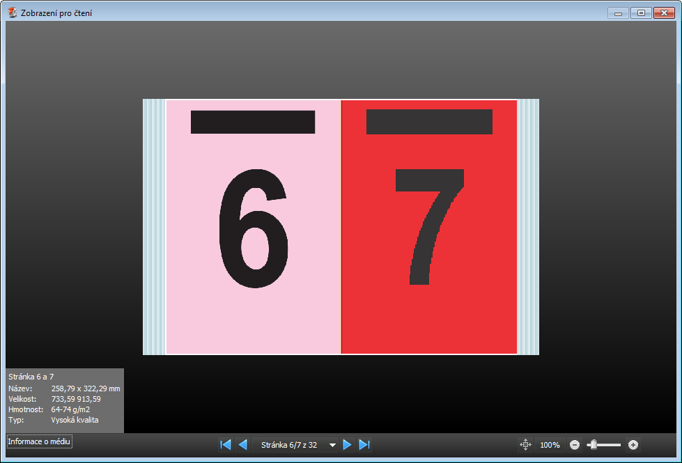 Zobrazení úloh 100 1 Informace o médiu k zobrazeným stránkám 2 Stránky ze zobrazeného dokumentu 3 Ovládací prvky pro navigaci 4 Ovládání přiblížení a oddálení Ikony panelu nástrojů v Náhledu Níže