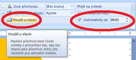 Pokročilé použití MS PowerPoint při tvorbě elektronických výukových materiálů 43 18. Tímto způsobem vytvoříme skoro celý oběh ručičky po ciferníku.