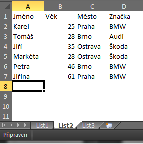 Microsoft Excel 2010 Práce s Filtry