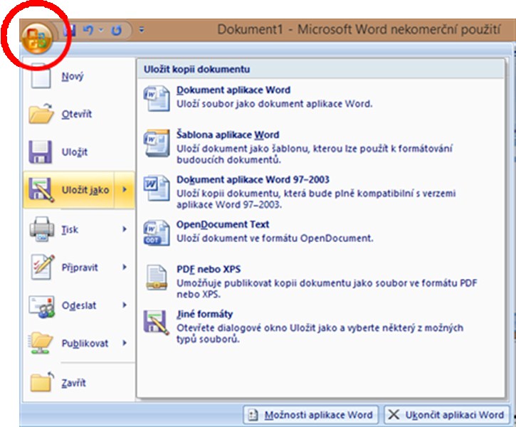 Microsoft Word Microsoft Word je textový editor od firmy Microsoft, který je součástí kancelářského balíku Microsoft Office.
