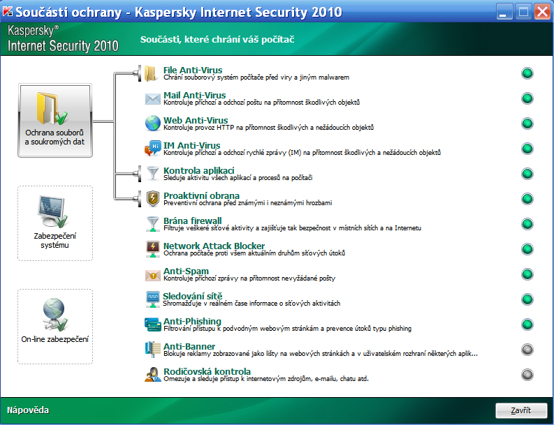 Každý uživatel produktů výrobce může při instalaci programu povolit službu Kaspersky Security Network, která shromažďuje údaje o vybraných bezpečnostních a aplikačních operacích a zasílá je k další