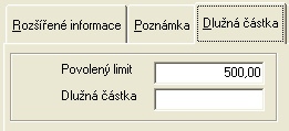 Zákazníci 33 Možnost nastavení individuální prodejní ceny pro zákazníka, zasílání nabídek e-mailem apod naleznete na záložce Rozšířené informace.