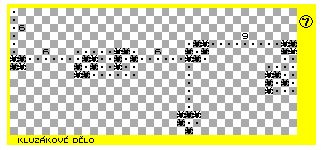 popsaného už roku 1971, o 5 sloupců, vznikne útvar, který je zároveň sirotkem i rajskou zahradou, a to v poli 27x9. Rovněž roku 2004 byla posána rajská zahrada v poli 13x12 a 12x11.