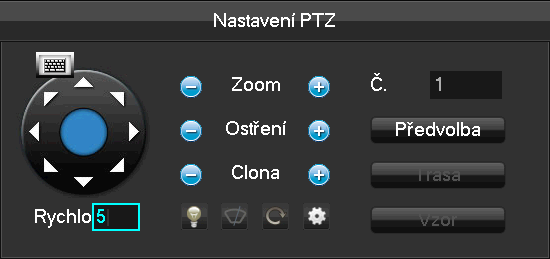 4. Navigační a ovládací prvky 4.1. Hlavní nabídka Kliknutí pravým tlačítkem myši vyvolá hlavní nabídku menu. 4.1.1. Přepínání zobrazení Položky Pohled přepínají předdefinovaný počet zobrazovaných video panelů na obrazovce (1 nebo 4).