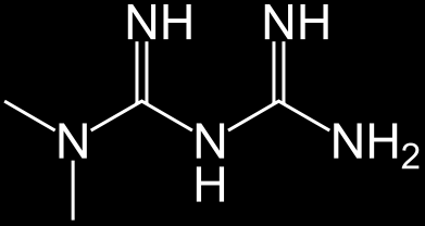 Obr. 1. Struktura metforminu.