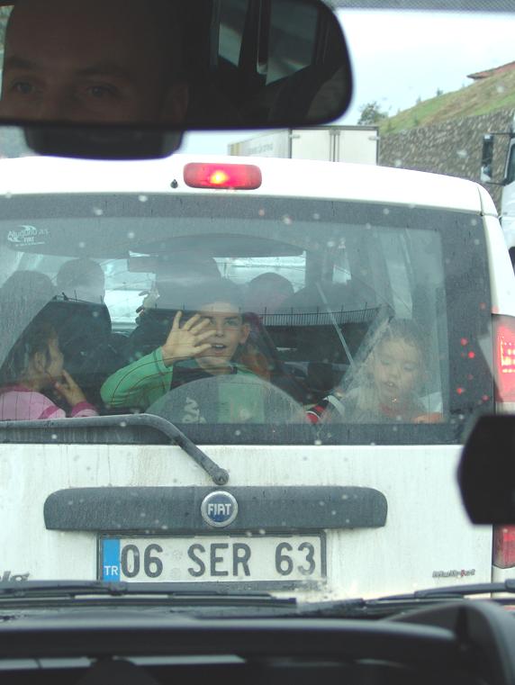 Dětské sedačky v Turecku snad vůbec