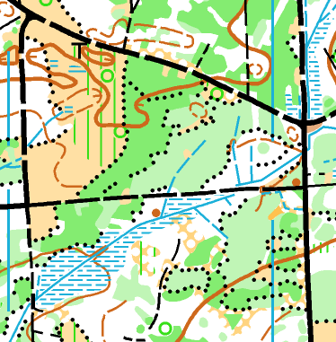 ŠTAFETY - závodní mapa srpen 2012 13.5.