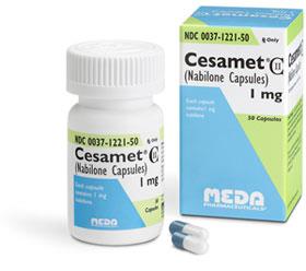 Léčiva Marinol : (2,5 a 5 mg) synteticky připravený THC (dronabinol) Abbott Cesamet : (1 mg) syntetický kanabinoid nabilon Meda; www.cesamet.