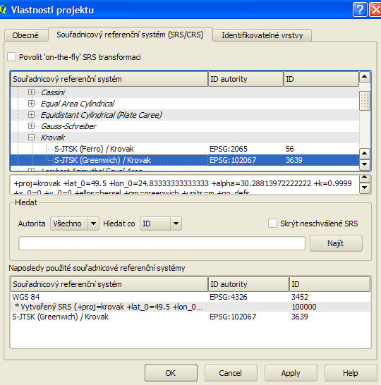 Ještě předtím si musíme nastavit parametry projektu.