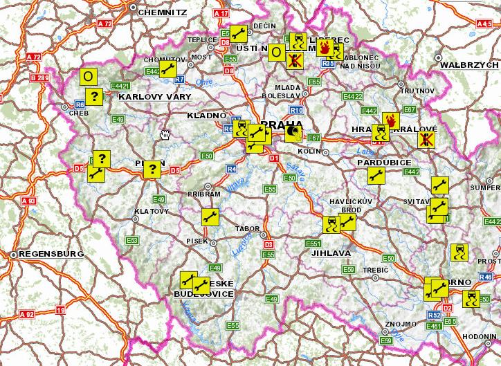 K pohybu s mapou lze přistupovat dvěma