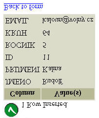 Obr. 4.3.4 4, 5, 6: Příklady hlášení po úspěšné manipulaci s daty pomocí formulářů (4 - změna, 5 - mazání, 6 - vložení). 4.4 ODBC / JDBC Pro úplnost je nutno uvést i nejobecnější způsob přístupu k databázi.