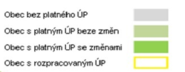 48: Obce s územním plánem stránkách obcí Informace o územních plánech na webových Odkaz na informace o územním plánu je zveřejněn jen na portálech obcí: