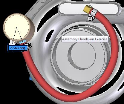 XpresRoute - Flexibilní hadice / Pevná délka Solid Edge ST7 umožňuje vytvoření flexibilních hadic v XpresRoute, kde může být jejich délka nastavena na pevnou