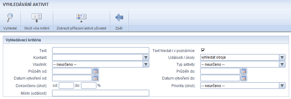 poskytuje funkce pro jejich správu.