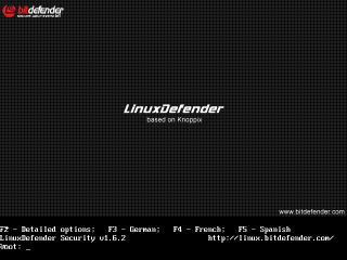 LinuxDefender nápověda Záchranné CD BitDefenderu 15 Kapitola 15. LinuxDefender nápověda 15.1. Spuštění a ukončení 15.1.1. Spuštění LinuxDefenderu Ke spuštění CD nastavte BIOS vašeho počítače na bootování z CD, vložte CD do mechaniky a restartujte počítač.