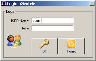 Login v síťovém či multi-uživatelském prostředí Program může fungovat více uživatelsky a pochopitelně i síťově pouze v Expertním režimu.