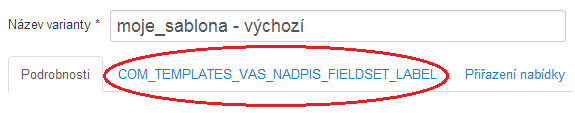 VYTVOŘENÍ VLASTNÍ ŠABLONY 3.8 DYNAMICKÉ PARAMETRY Parametry šablony zvyšují flexibilitu a zjednodušují dynamickou úpravu dle požadavků uživatele.