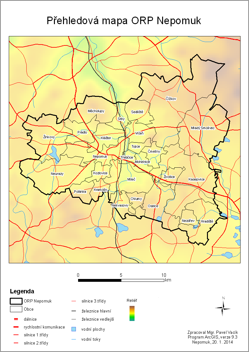 Mapa 3: Přehledová