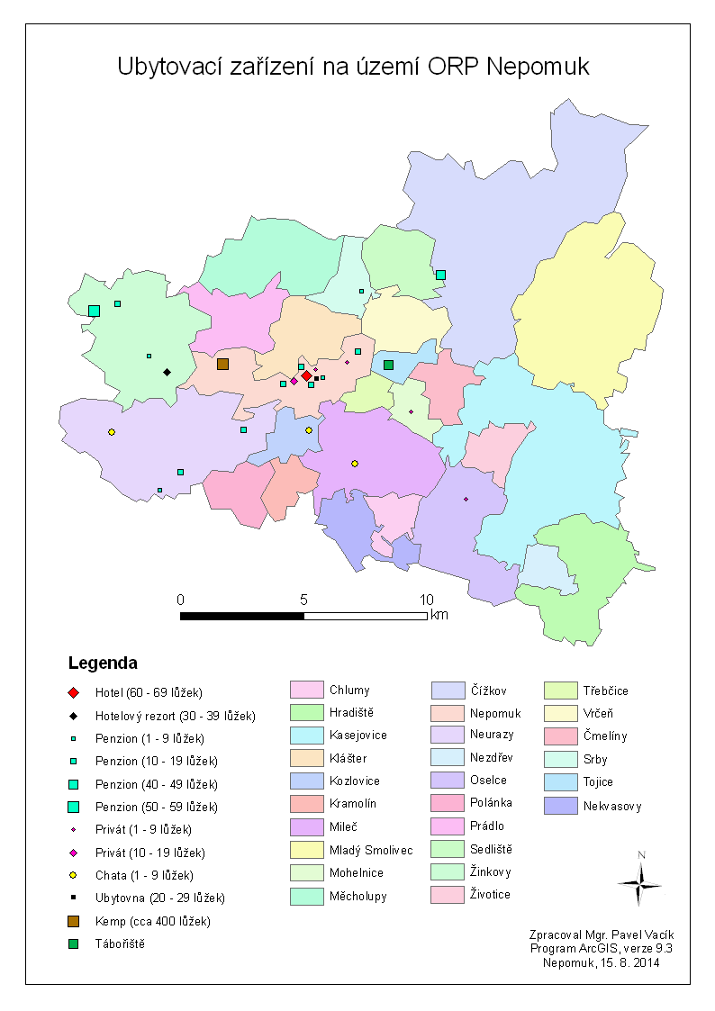 Mapa 39: Ubytovací