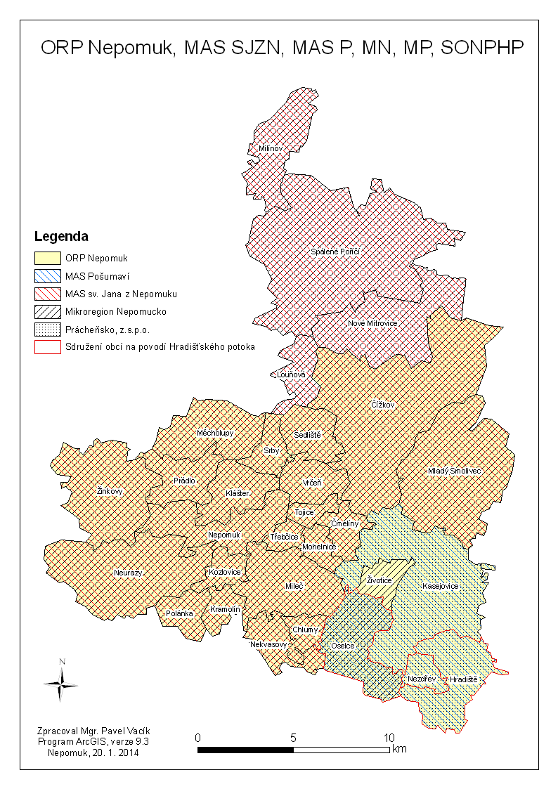 Mapa 22: ORP Nepomuk, MAS