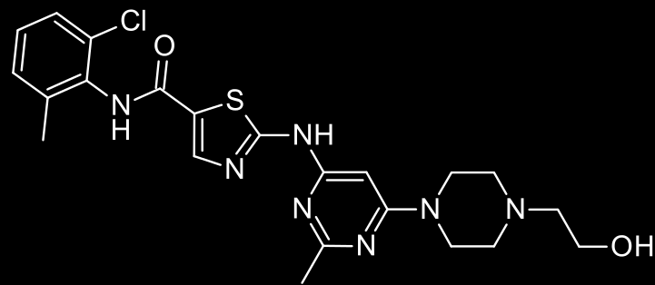 Obr. 1. Dasatinib. Experimentální část Konstrukce cely odpovídá tříelektrodovému zapojení potenciostatu.