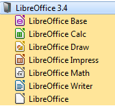 17 LIBREOFFICE Balík kancelářských programů zdarma Hned na úvod je důležité upozornit na rozdíl mezi (pro někoho možná známějšími) OpenOffice a LibreOffice.