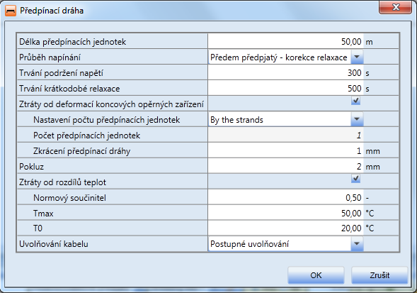 Uživatelská příručka IDEA Tendon 44 8.1.2 Předpoklady pro vytvoření dimenzačního dílce Při prvním startu se aplikace pokusí sama sestavit nový dimenzační dílec z importovaných prvků.