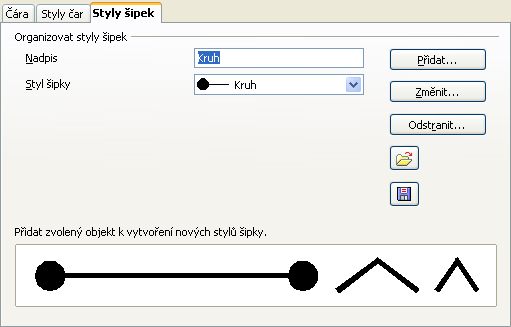 209 Styly čar způsob jejich vykreslení můžete velice jemně upravit a nastavit na kartě Styly čar.