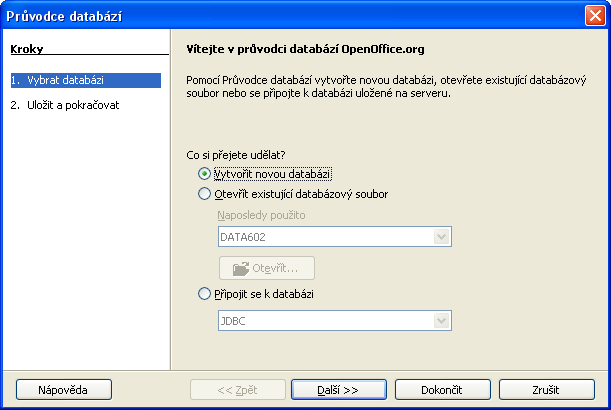 226 Připojení k datovému zdroji V programech OpenOffice.org lze využívat data z mnoha externích zdrojů. Aby se tato data zpřístupnila pro všechny aplikace OpenOffice.