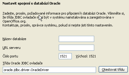 230 ODBC Pro připojení k databázi ODBC je třeba pouze zadat cestu k databázovému souboru; úkol si můžete usnadnit vyhledáním v dialogu pro volbu souborů, který otevřete pomocí tlačítka Procházet.