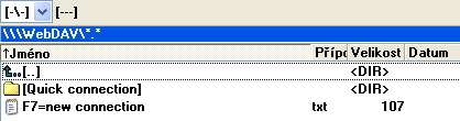 297 Zásuvný modul WebDAV pro Total Commander Mezi programy typu souborový manažer patří i oblíbený Total Commander.