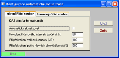 24 Ostatní zde je možnost nastavení žádat pro potvrzení o ukončení S4S, aby se systém neuzavře napoprvé.