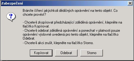 Kapitola 9. Souborový server Obrázek 9-23. Podrobné nastavení práv Obrázek 9-24.