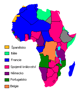 Po několik století byla Afrika kolonizována Evropany