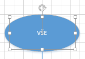 11 Visio 199 Text zarovnání se stávajícím objektem. Šířku ponecháme 40 mm, výšku zmenšíme na 20 mm. Upravíme pozici obdélníku na 100;150.