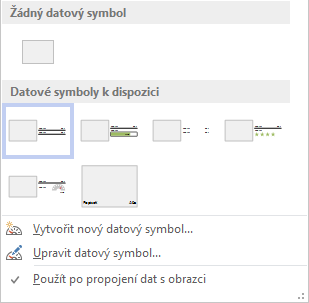 11 Visio 203 OBR. 11-8: GALERIE DATOVÝCH SYMBOLŮ Orámován je datový symbol použitý pro označený obrazec.