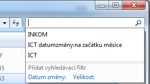 Klepnutím na vybraný soubor či složku příslušný soubor či složku otevřeme.