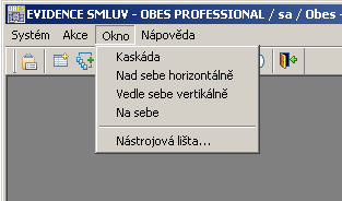 Třídění řádků OBES - uživatelská příručka - začínáme Pokud chceme setřídit druhy partnerů podle jejich názvu, klikneme na Systém - Třídění, zde vybereme položku Název druhů partnerů a zaškrtneme