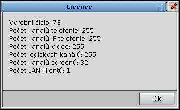 Načíst konfiguraci Provádí načtení konfigurace ReDat3 z diskety z komprimovaného souboru, vytvořeného předchozím bodem. Licence Umožňuje přestavit licenční oprávnění např.