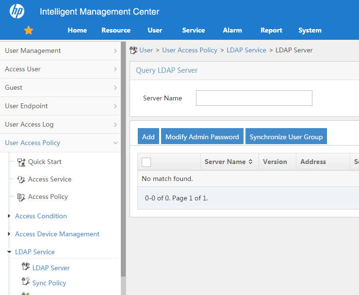 Tímto máme service a politiku připravené. 3.4.3. LDAP server Nejprve si nastavíme LDAP server, tedy naší Active Directory.